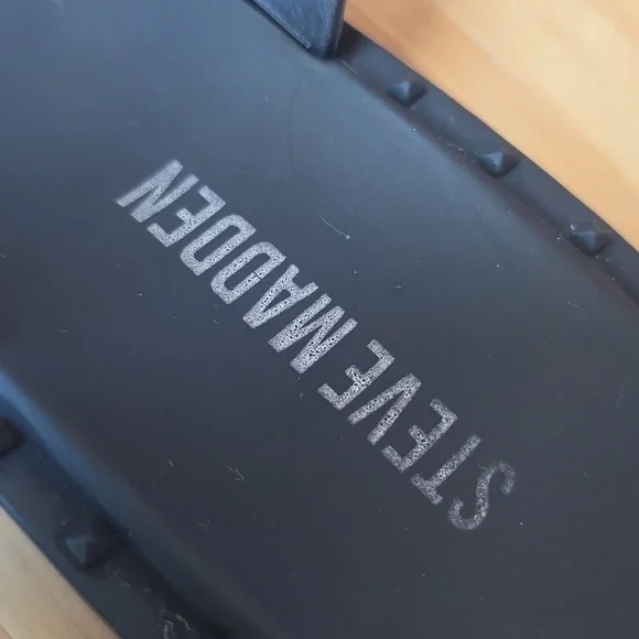 Steve Madden Skyler J Slip On Studded Slide Sandals - Picture 11 of 12